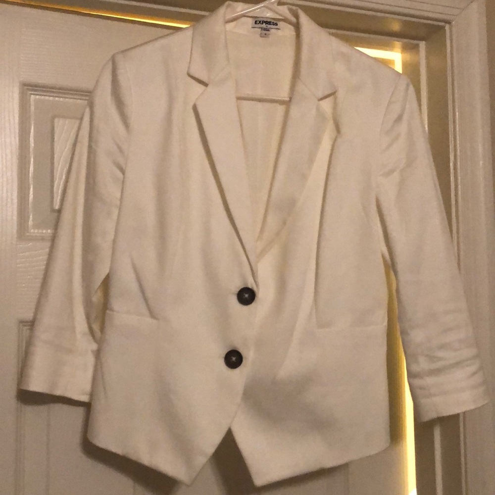 White blazer